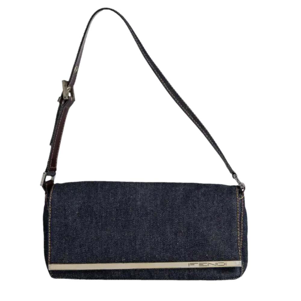 Fendi Vintage Denim Pochette